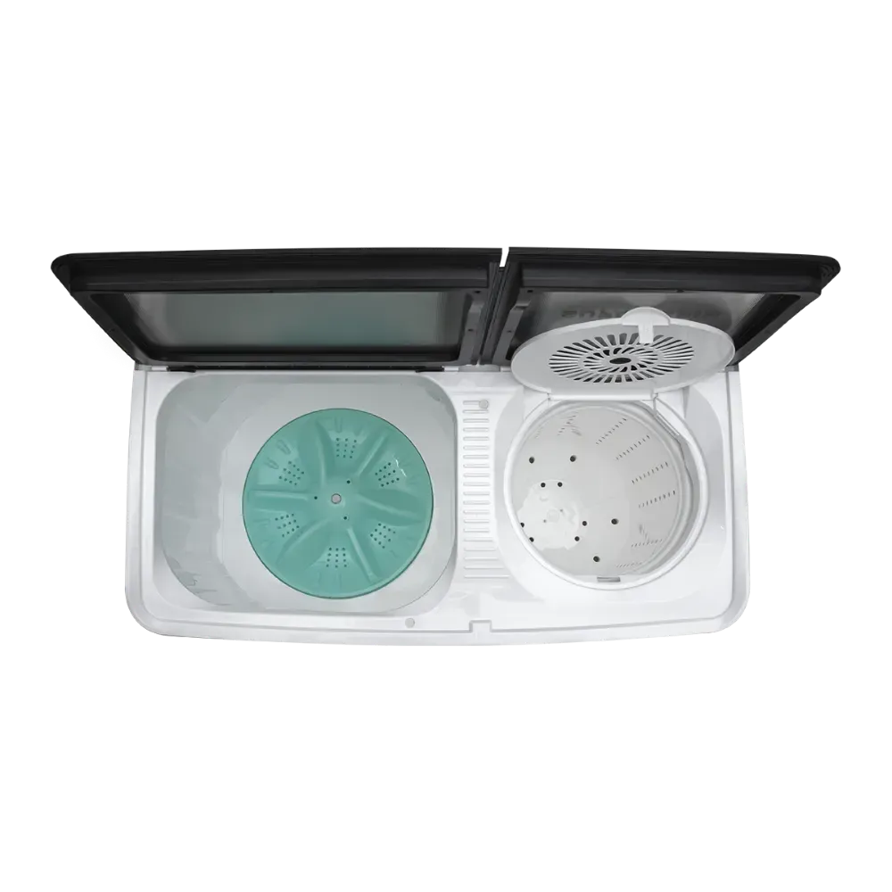 EcoStar Twin Tub - Glass Lid (Opaque) Washing Machine EW-T1004MG - 10KG Capacity