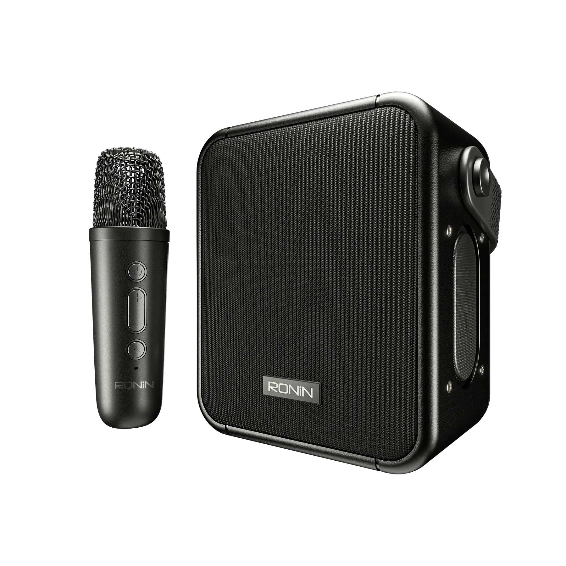 Ronin Beat Box Speaker  Dual Woofers | Heavy Bass With Wireless Karaoke Mic