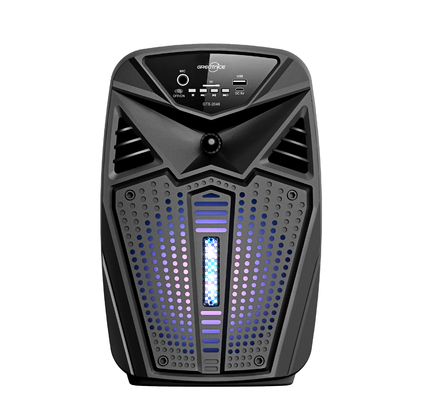 6.5 Inch LED Bluetooth Speaker with Microphone