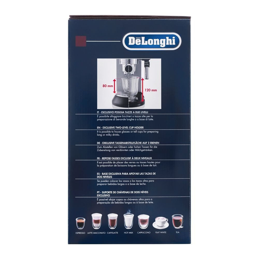 DeLonghi Dedica Style Espresso & Cappuccino Coffee Machine, EC-685