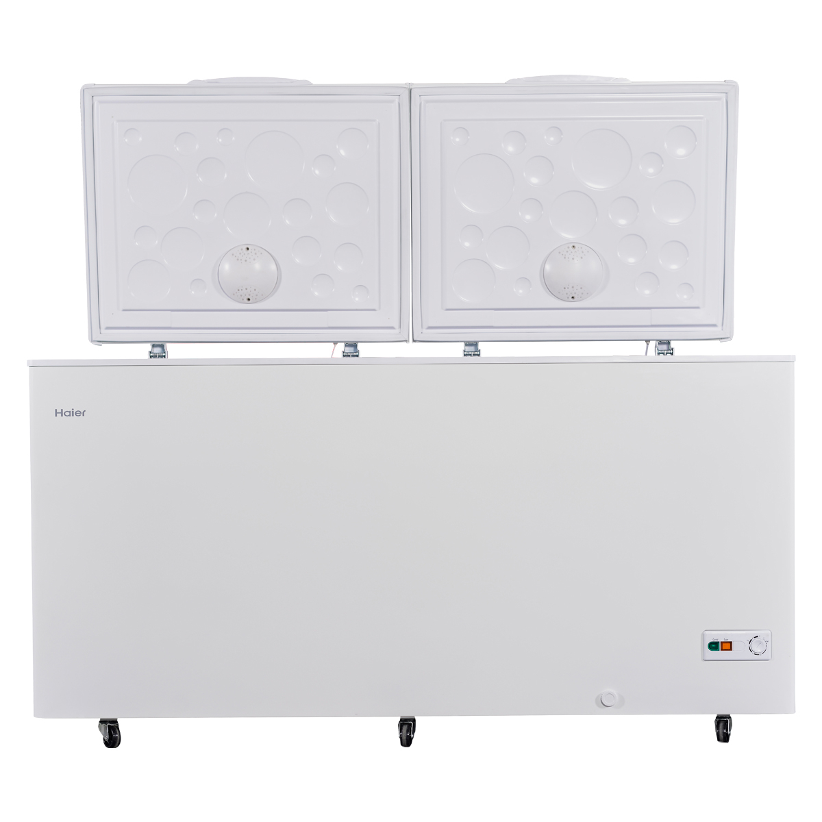 HAIER I Deep Freezer - Model HDF 545 DD Non-Inverter (19 Cubic Feet) -Double Door - Jumbo Full Freezer | 100 Copper Evaporator | 100 Hours Freezing Retention