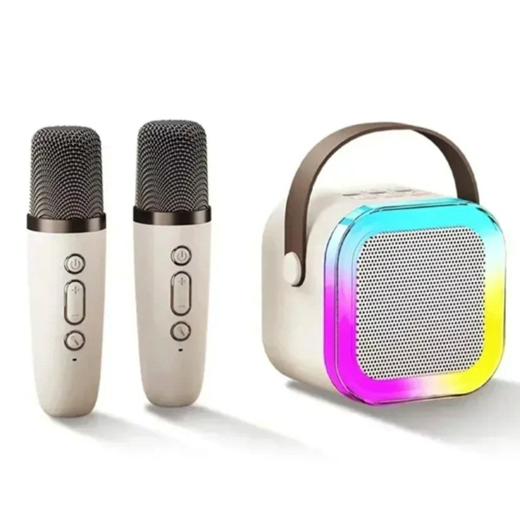 Portable Wireless Speaker With Dual Microphones