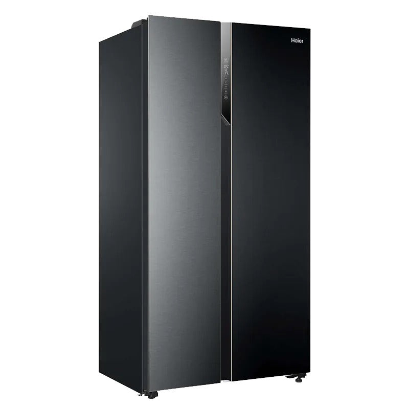 Haier Refrigerator| Model HRF-622 IBG (GLASS DOOR) Side by Side | Size 22 Cubic Feet | NO-FROST MULTI AIR FLOW | Twin Inverter Technology| HCS Freshness Technology