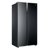 Haier Refrigerator| Model HRF-622 IBG (GLASS DOOR) Side by Side | Size 22 Cubic Feet | NO-FROST MULTI AIR FLOW | Twin Inverter Technology| HCS Freshness Technology