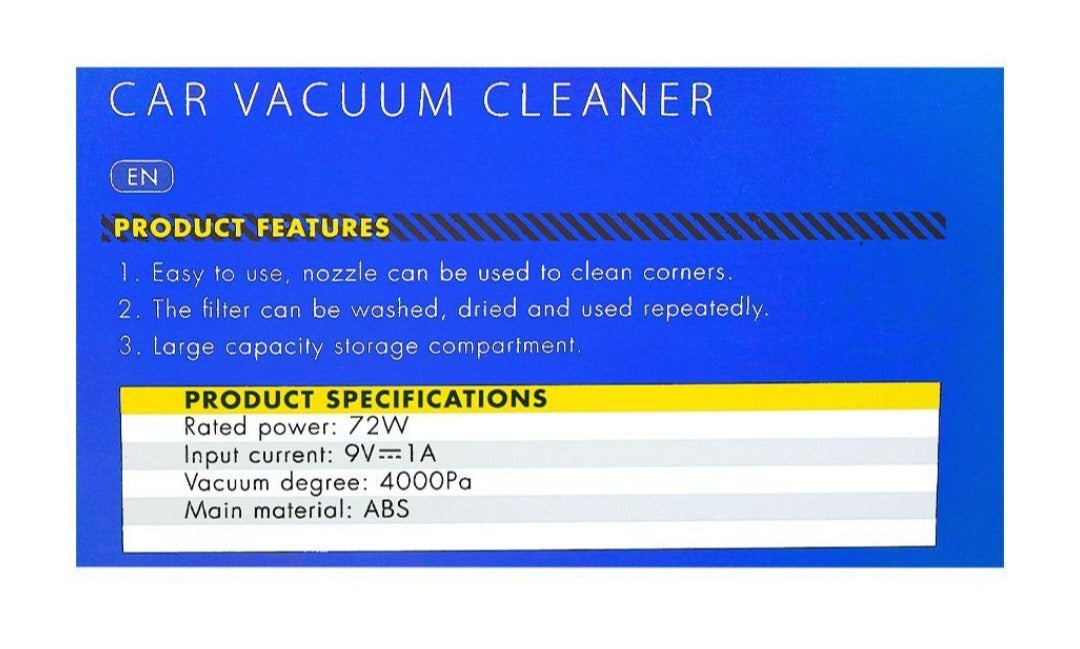 Car Vaccum Clearner