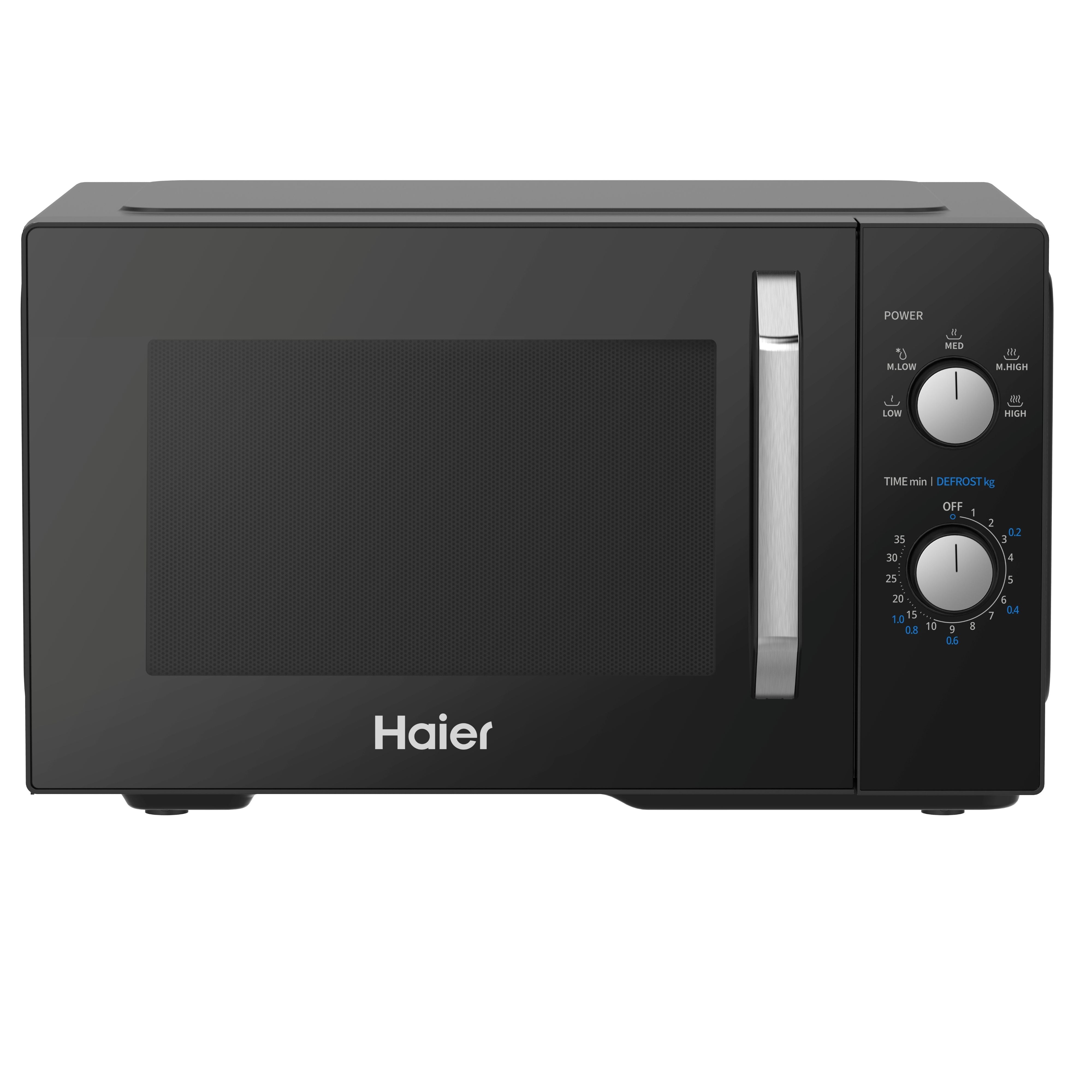 Haier 25L  Solo HMW-25MXP9 (Pull Handle + Alarm Signal + Halogen Interior Light + Mechanical Rotary Control) Microwave Oven