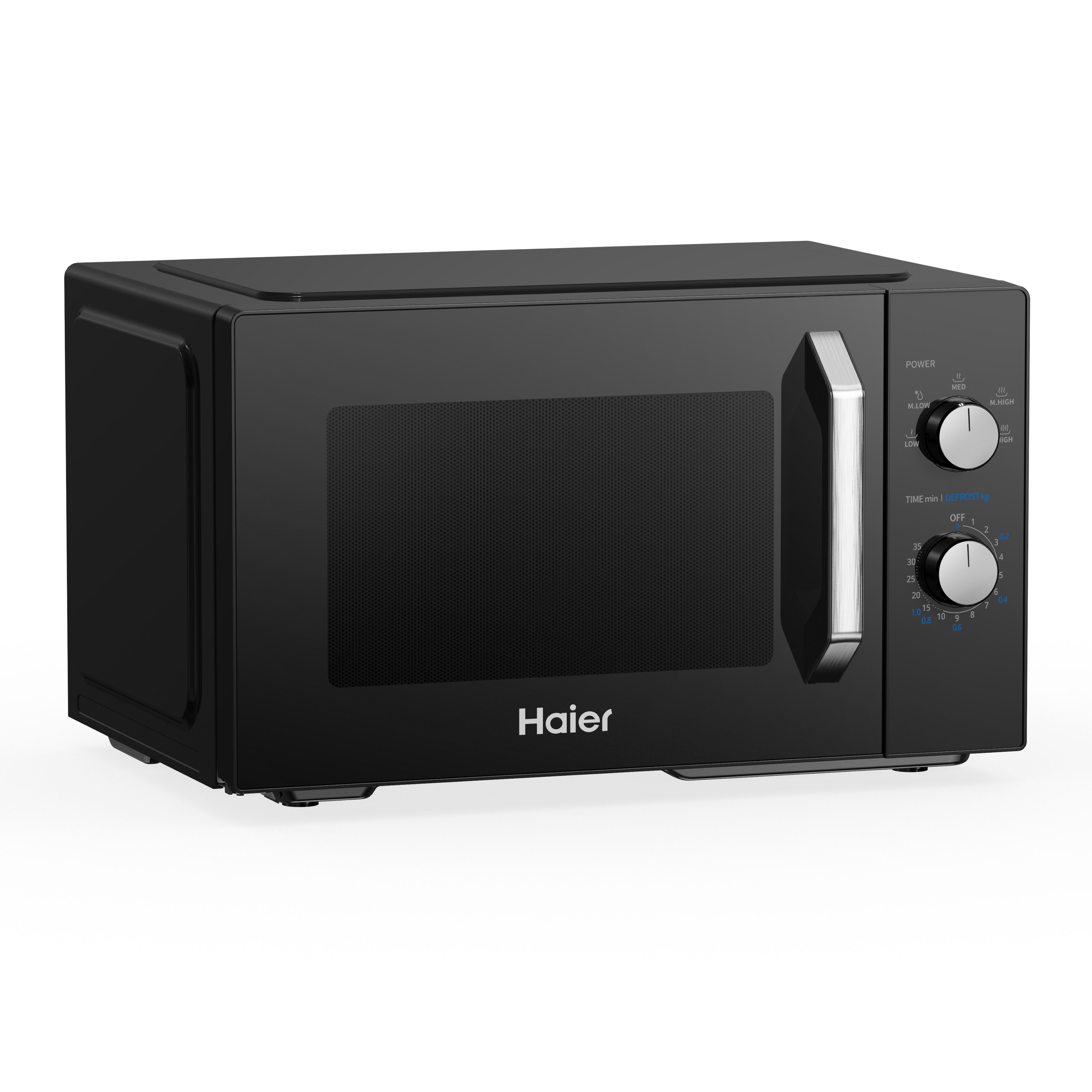 Haier 25L  Solo HMW-25MXP9 (Pull Handle + Alarm Signal + Halogen Interior Light + Mechanical Rotary Control) Microwave Oven