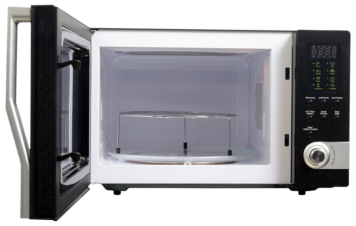 Haier 32L Grill HMN-32100BEGB (Large Capacity + Touch Press + Internal Light + Pull Handle Door) Microwave Oven