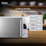 Haier 32L Grill Series HMW-32300S (Intelligent Chef with Auto Menu - Defrost Function- Speed & Weight Function) Microwave Oven