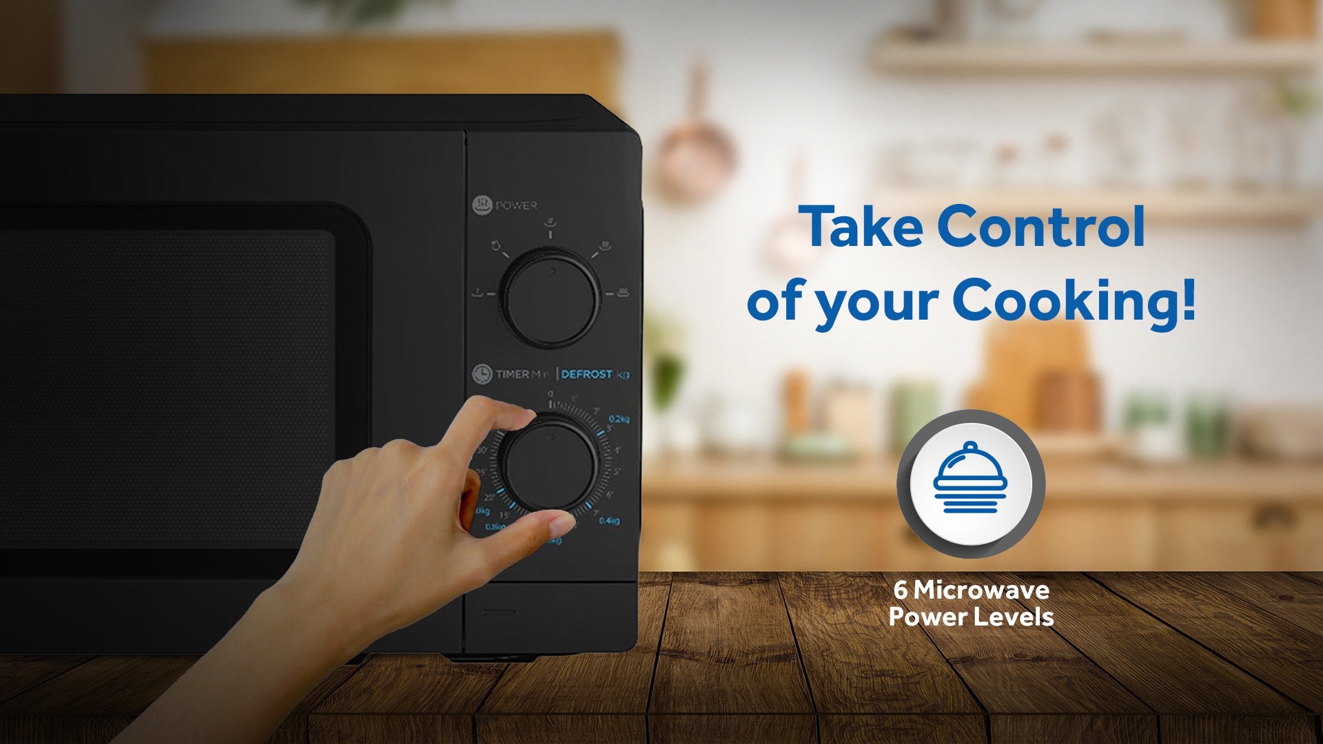 Premium 20L Solo Microwave Oven + National Imported Iron + National Electric Kettle