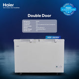 Haier HDF-385I Inverter Double Door Series ( Inverter + Balanced Cooling + Super Freeze Function + Twin Cabinet ) Deep Freezer - 13.60 Cu Ft