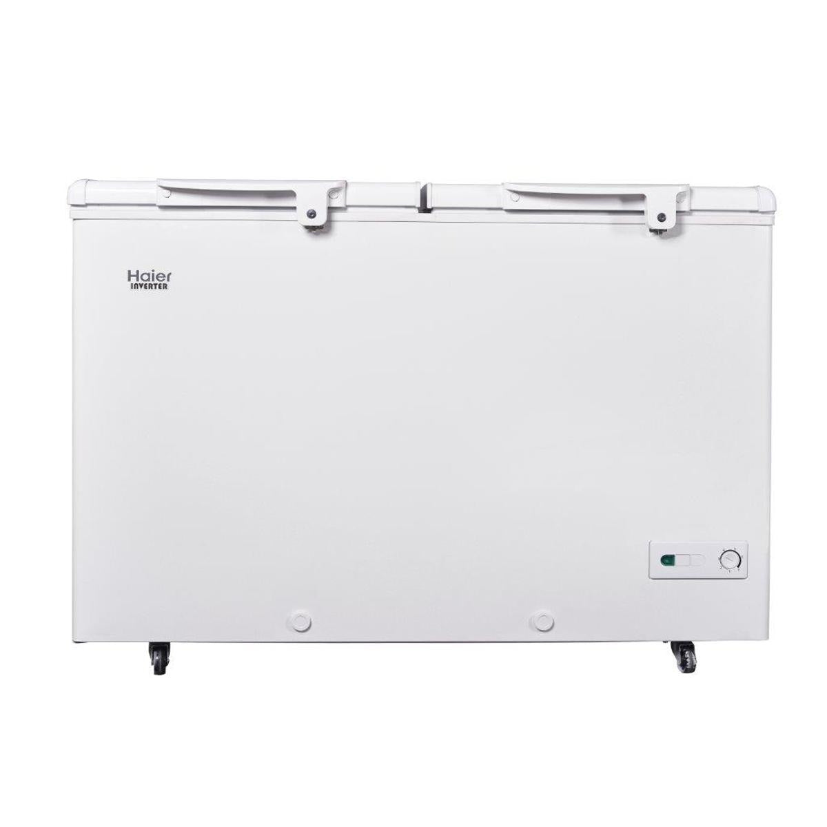 Haier HDF-385I Inverter Double Door Series ( Inverter + Balanced Cooling + Super Freeze Function + Twin Cabinet ) Deep Freezer - 13.60 Cu Ft