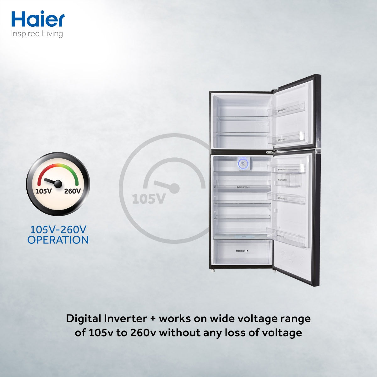 Haier HRF-418 IFGA/IFRA/IFPA Digital Inverter | (14CFT)
