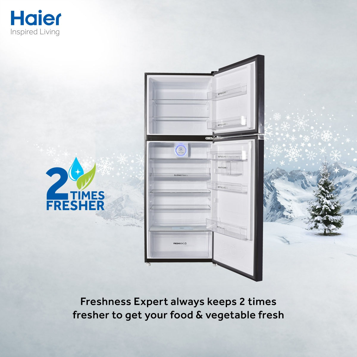 Haier HRF-418 IFGA/IFRA/IFPA Digital Inverter | (14CFT)