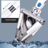 Twisted X-Type Microfiber Mop for Floor Cleaning