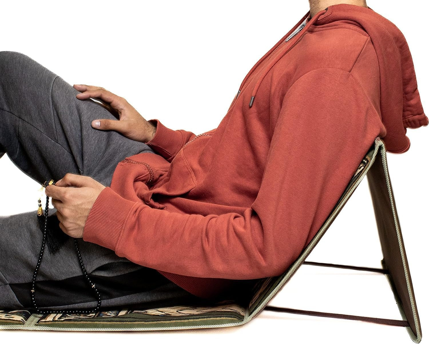 Foldable Prayer Mat With Back Support (JA NAMAZ)