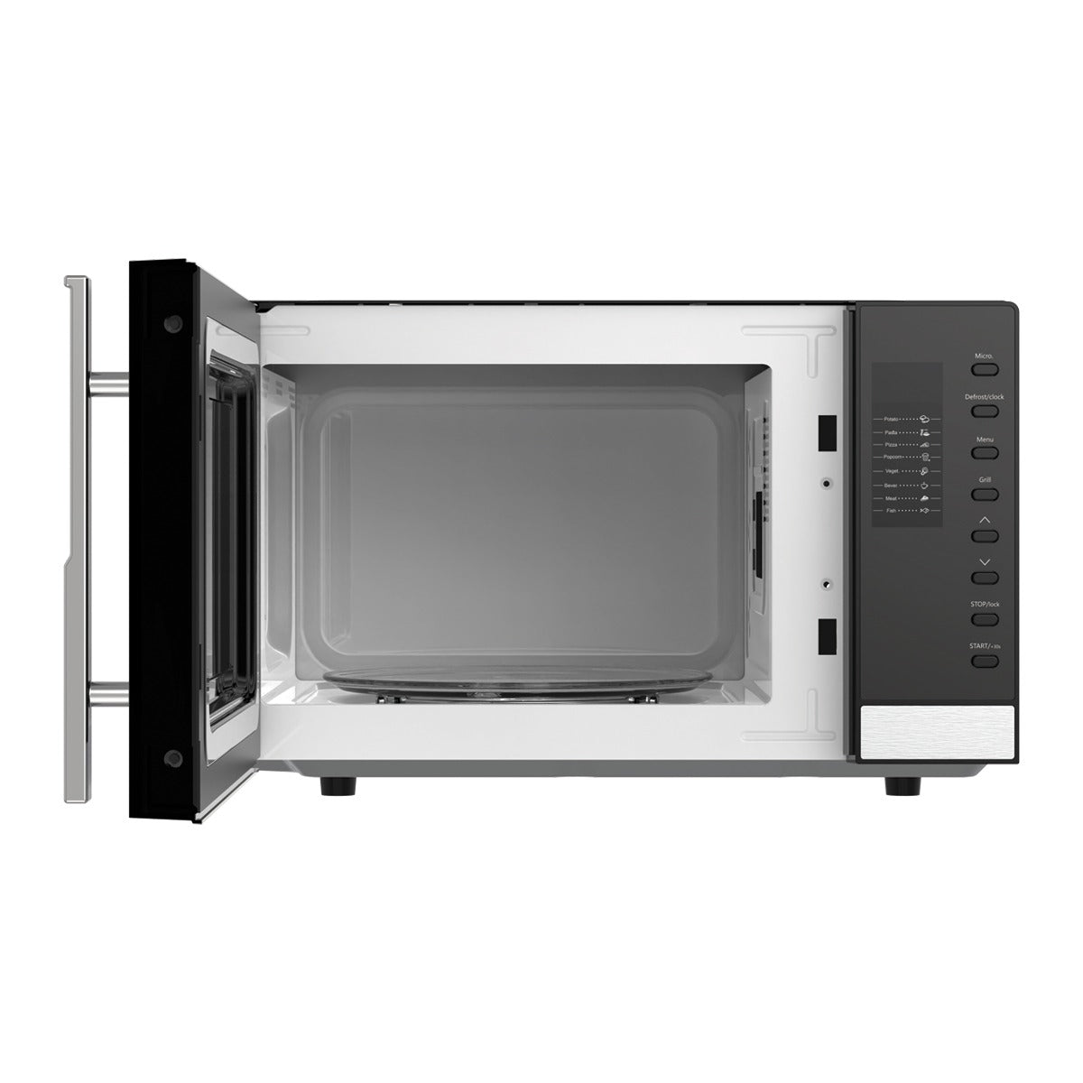 Haier 23L - HMW-23200 - Digital Grill Microwave Oven (Defrost Function - Multi Cooking Function - Cooking end signal)