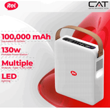 itel 100000-MAH 130W Portable Power Station – 320Wh Smart Backup Power Solution IESS 320T Power Go