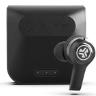 JLab Audio JBuds Air Executive True Wireless Bluetooth Earbuds + Charging Case - Black - C3 Calling with Dual Microphones - Long Travel Playtime - Bluetooth 5.0 Connection - 3 EQ Sound Settings