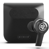 JLab Audio JBuds Air Executive True Wireless Bluetooth Earbuds + Charging Case - Black - C3 Calling with Dual Microphones - Long Travel Playtime - Bluetooth 5.0 Connection - 3 EQ Sound Settings