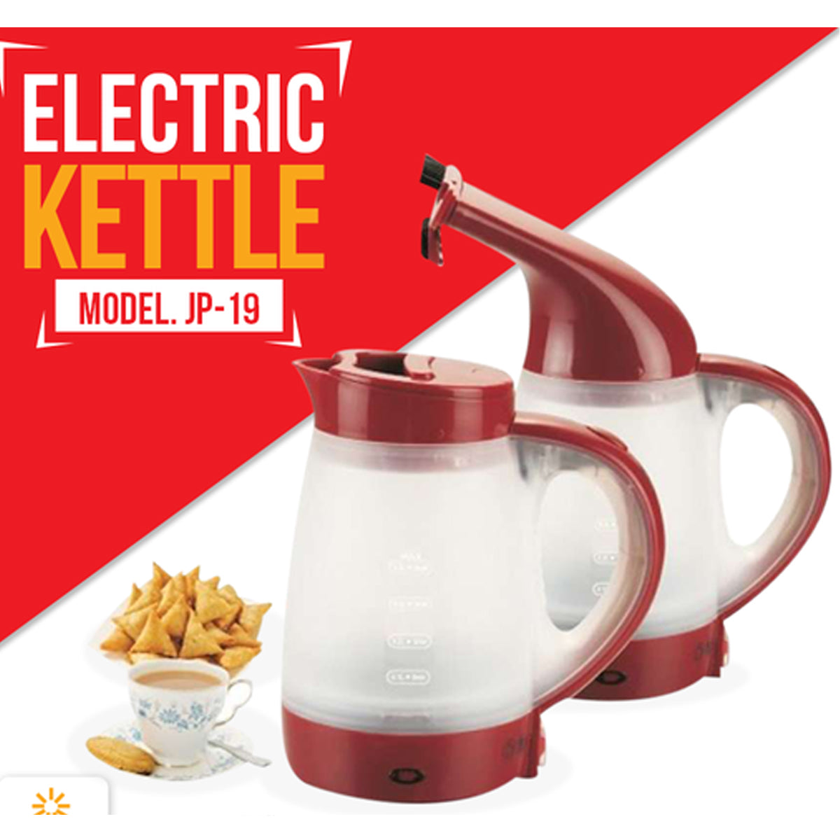Jackpot Electric Kettle  and  Garment Steamer - JP-19