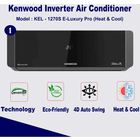 KENWOOD AC 1 Ton e Luxury Pro Inverter KEL-1270S WiFi-T3