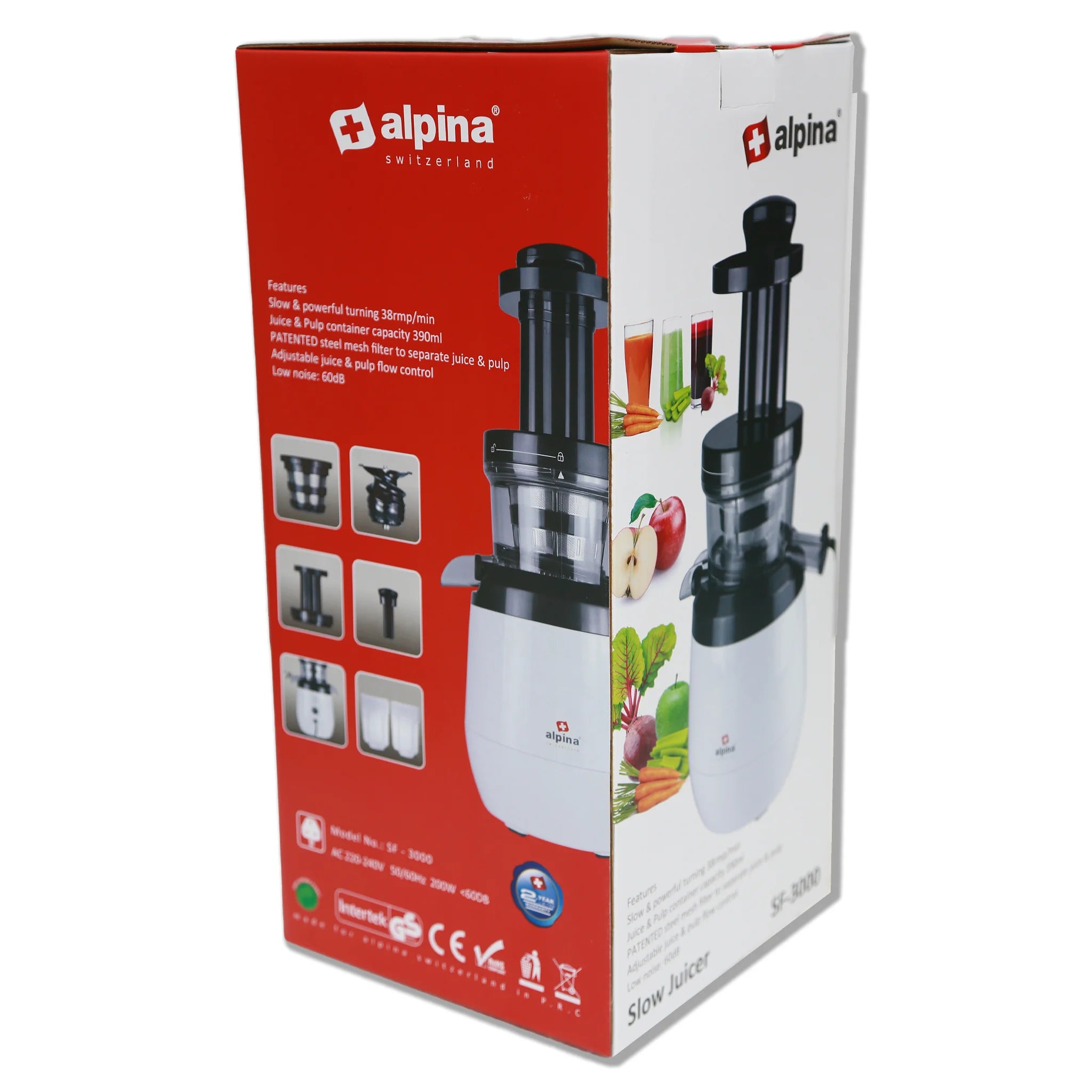 Alpina SF-3000 Slow Juicer 200W