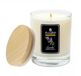Lavender Scented Candle in Glass Jar