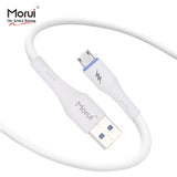 Morui Cable MC-01 Polo Data Cable With Flash,Turbo & VOOC Charging MICRO