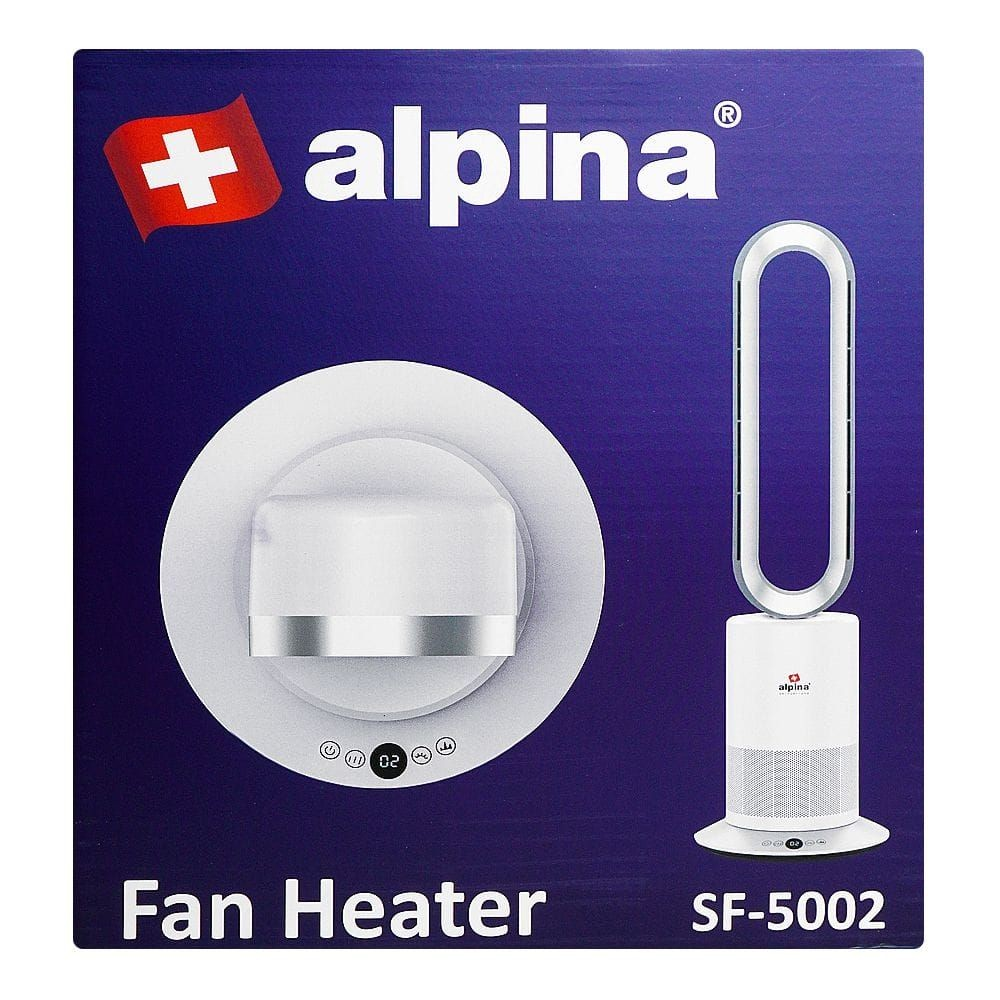 Alpina Electric Fan & Heater – 220-240V – SF-5002