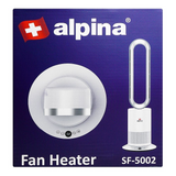 Alpina Electric Fan & Heater – 220-240V – SF-5002