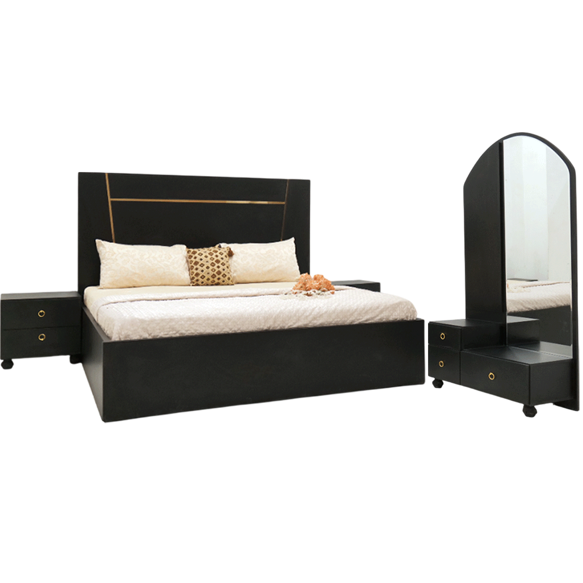Black Diamond Bed Set (Available on Easy Installments)