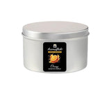 Orange Scented Candle in Silver Tin