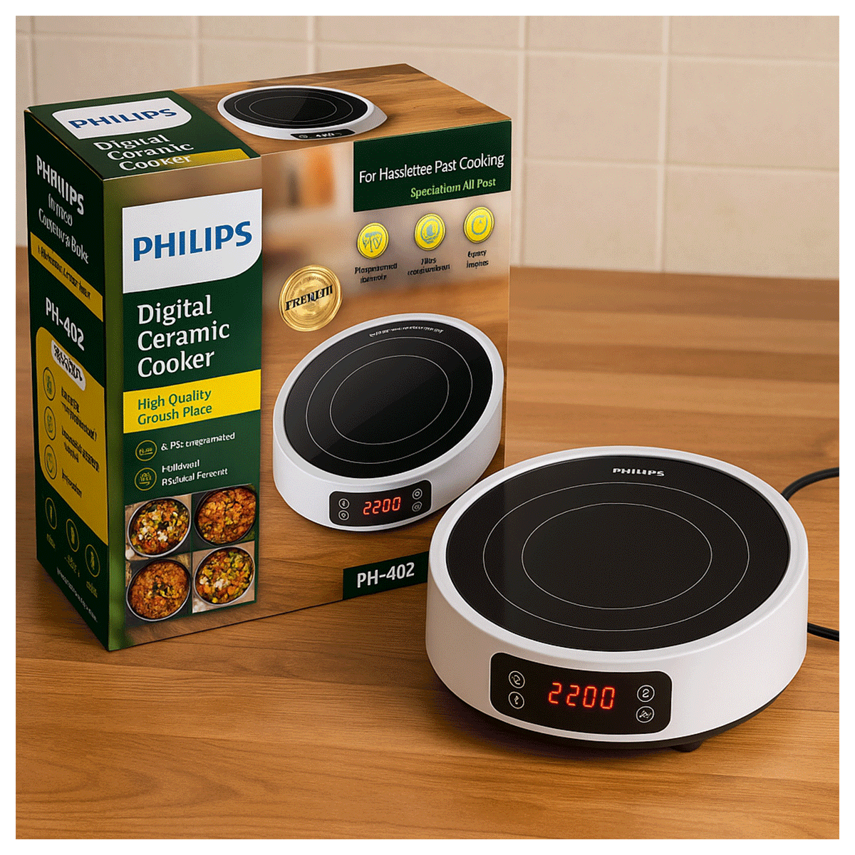 Philips Digital Infrared Ceramic Cooker (Pakistan Made)