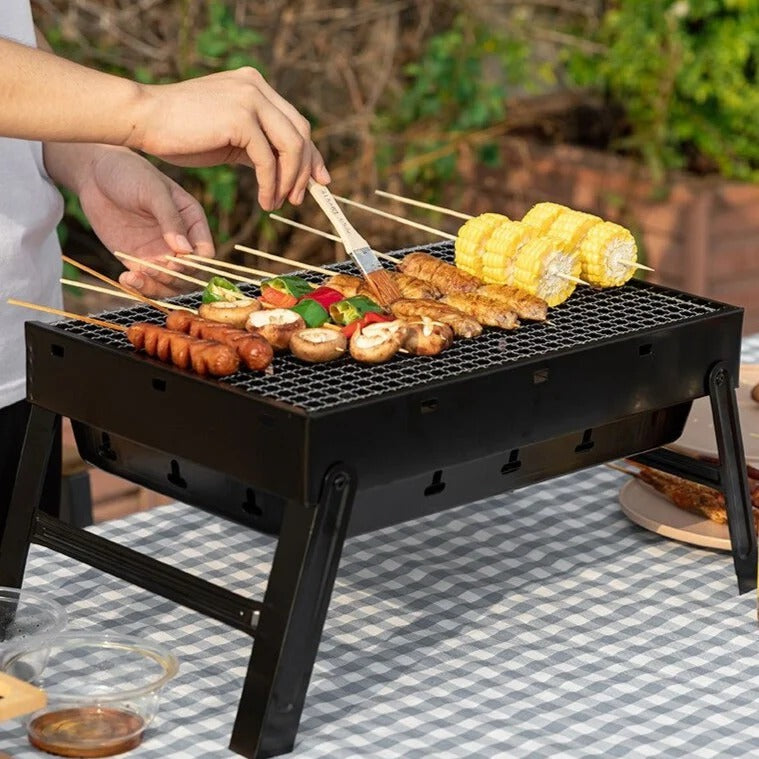 Portable Folding Barbecue Grill - Lightweight
