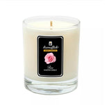 Rose Scented Candle in Glass Jar