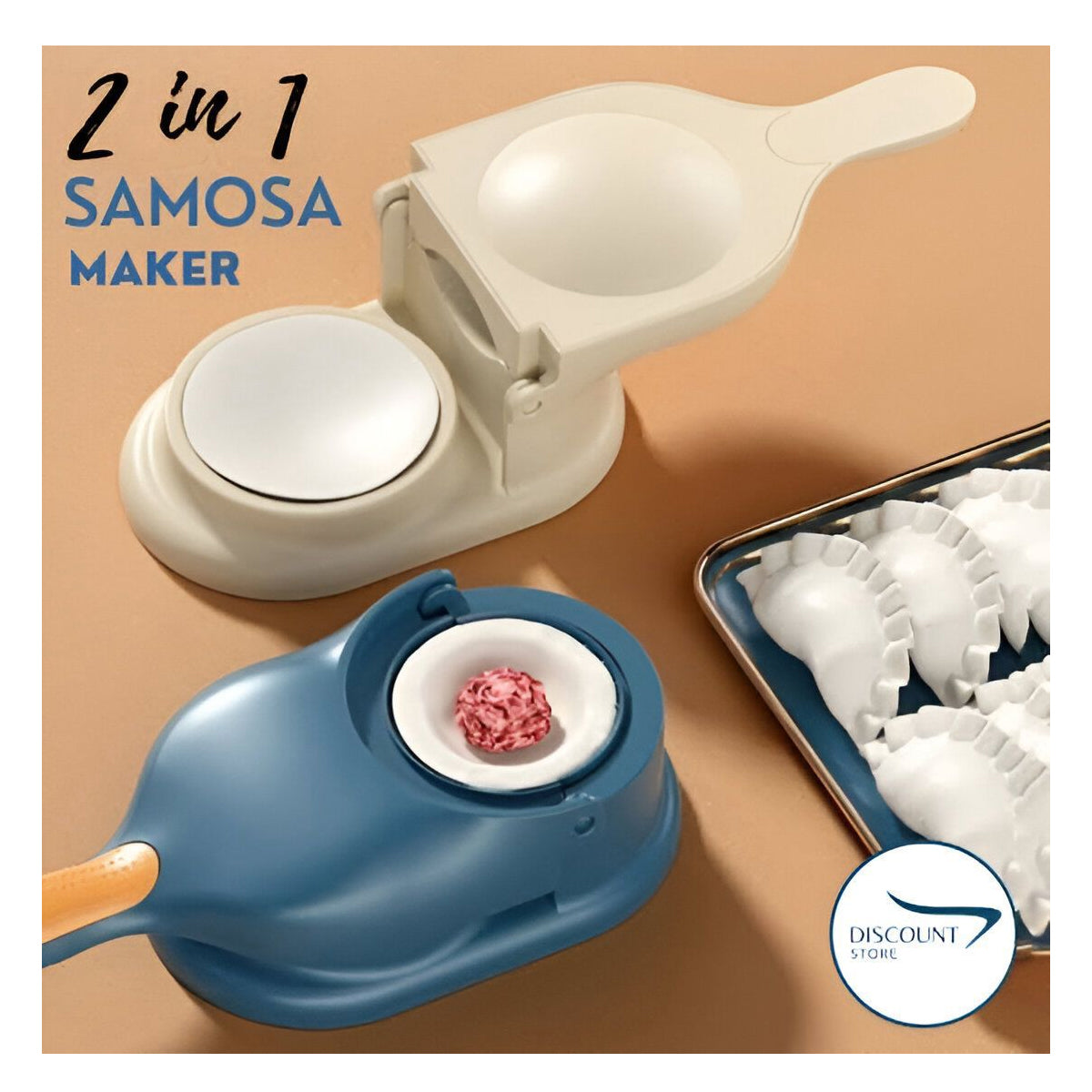 2in1 Samosa Maker Manual Plastic Tool
