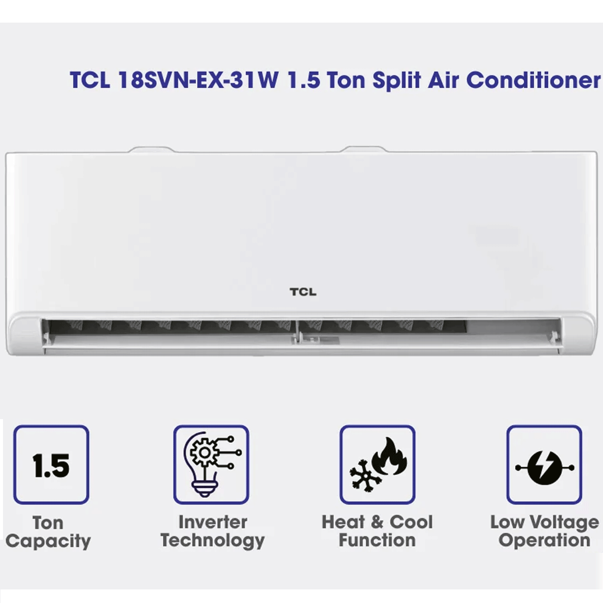 TCL 18 SVN-Ex-31W SaveIN Extreme Series Inverter Air Conditioner – Energy Saving (2026)