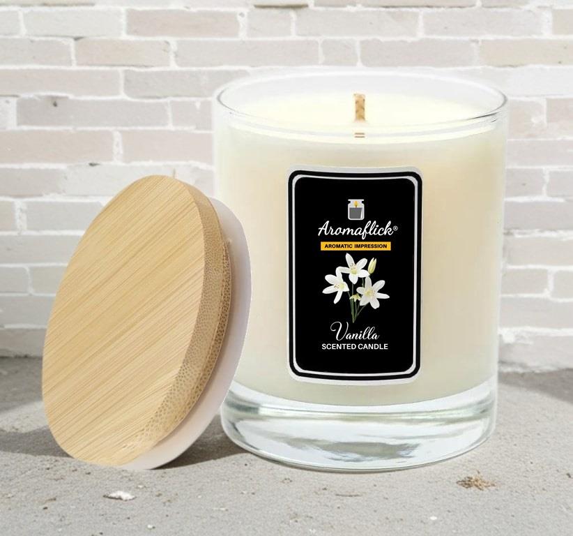 Oud Scented Candle in Glass Jar