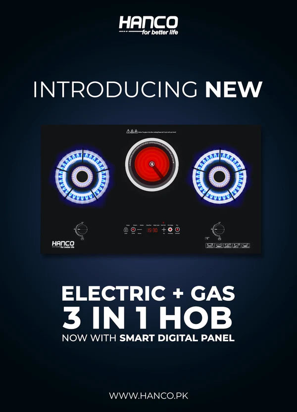 Hanco Electric + Gas Cooktops - HIRC-130 Digital