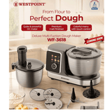 WestPoint Dough Maker Multi Function, Chopper Slicer WF-3618