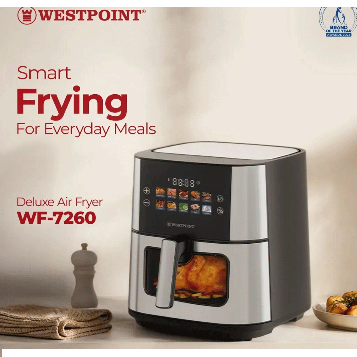 WESTPOINT WF-7260 DELUXE AIR FRYER LATEST MODEL