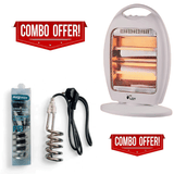 Imported Electric Room Heater + Water Heater Suspension Electric Heating Rod