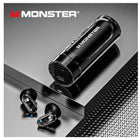 Monster XKT13 Wireless Bluetooth 5.3 Headphones TWS Mini Earbuds Lipstick Design Headset Noise Reduction Earphones With rope New - Black