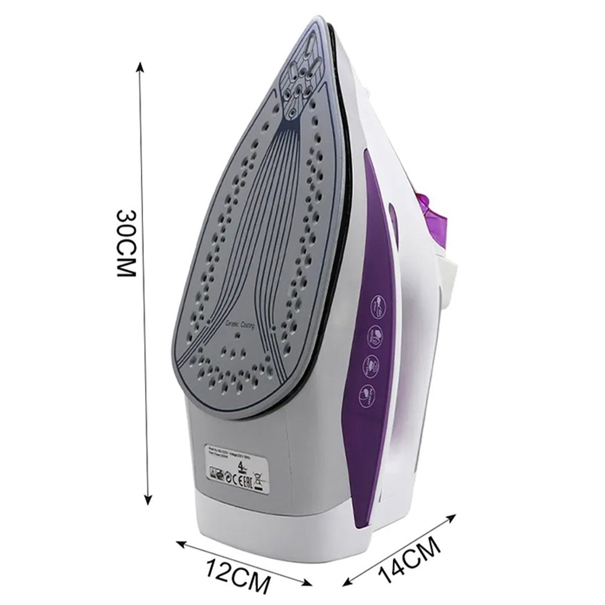 High Quality Multifunction RAF Steam Iron 2200 W Power Special Professional R.1233 Steam Iron 220 W
