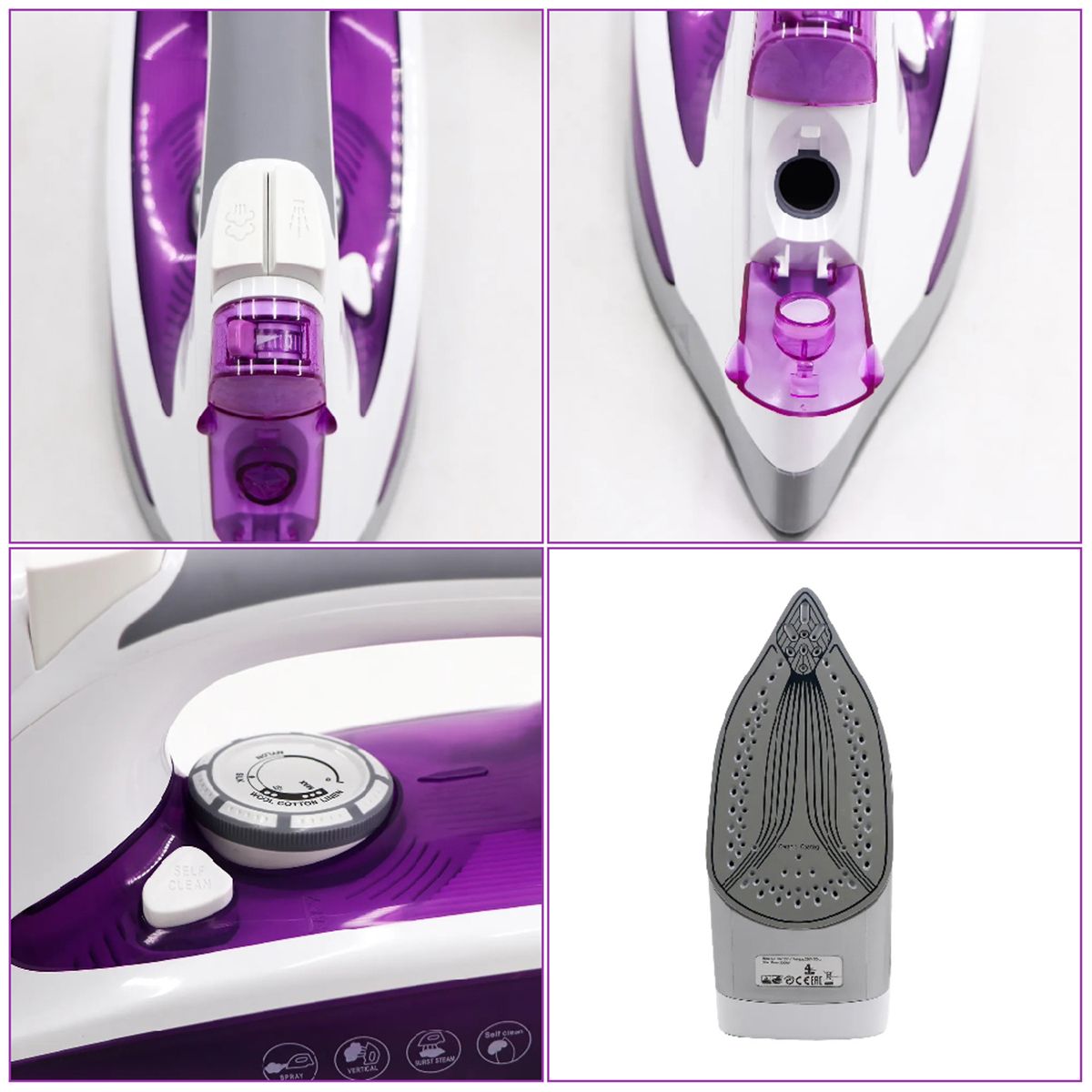 High Quality Multifunction RAF Steam Iron 2200 W Power Special Professional R.1233 Steam Iron 220 W