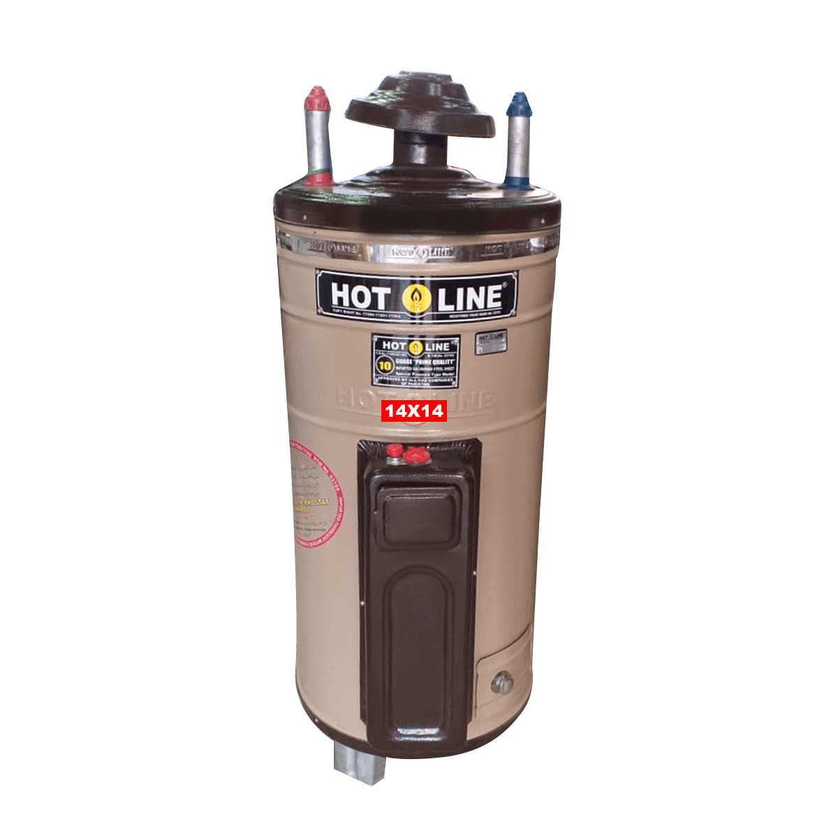 Hotline Water Heater Geyser 15 Gallon -14 X 14