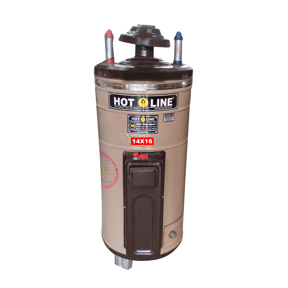 Hotline Water Heater Geyser 15 Gallon -14 X 16