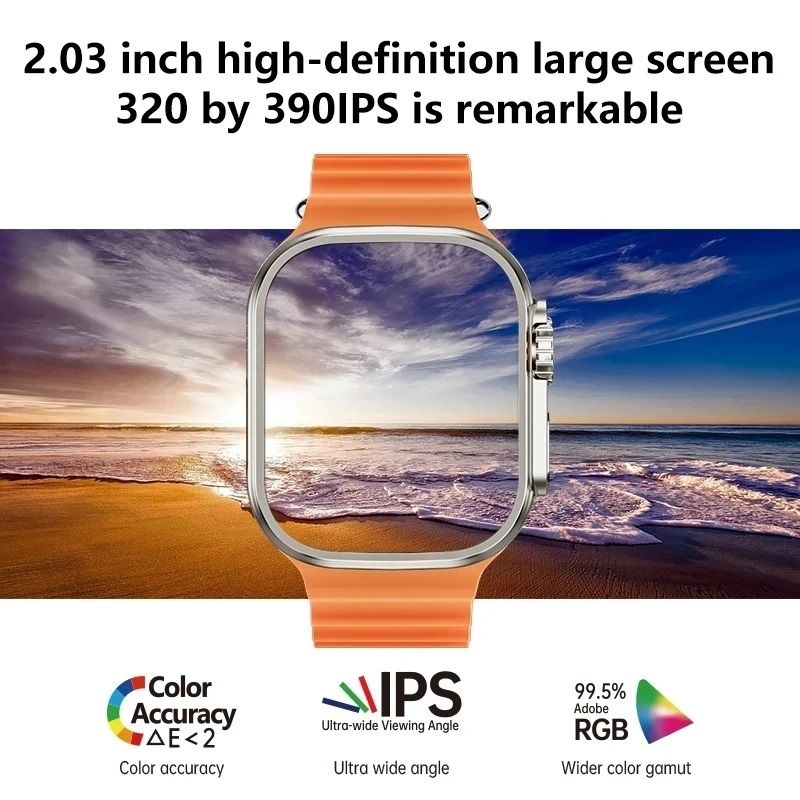 Watch 8 Ultra Smartwatch For Man Woman Fitness NFC Original 1:1 Iwo Series 8 BT Call Smart Watches For Apple Android Phone