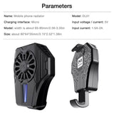 MEMO L01 Mobile Radiator Phone Cooling Fan Case Cold Wind Handle Fan for PUGB Mobile Cooler Mobile Cooling Fan Case